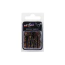 Relax Twister 1" 3,5 cm Barsch Forelle Döbel 10 Stück 033 motoroil gold glitter