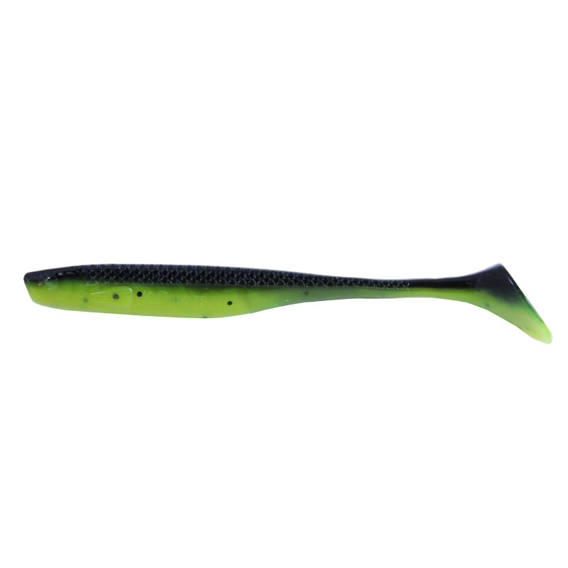 K.P Baits Lazy Shad Gummifisch 4" 10 cm 5 Stück Barsch Zander 039 Lime Mackarel