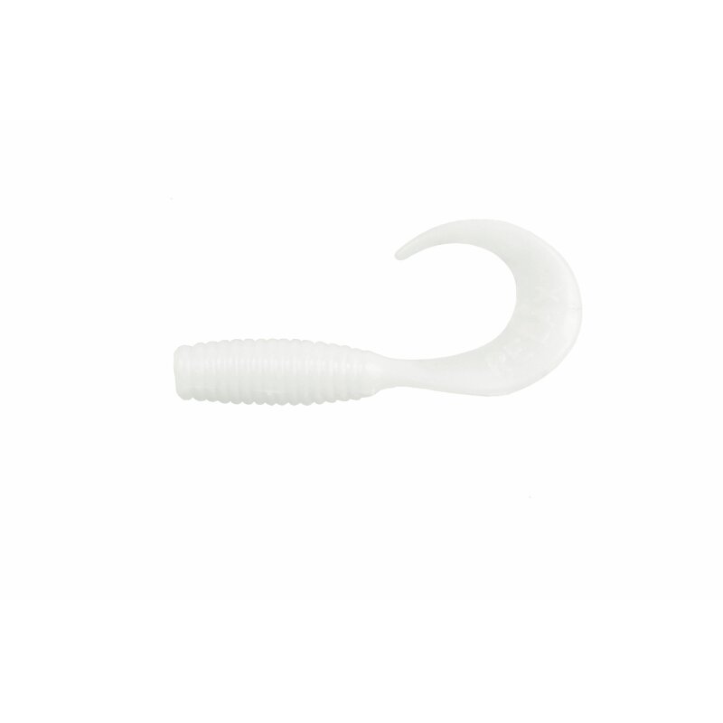 Relax Twister 3/4" 2 cm Barsch Forelle 10 Stück 001 reinweiß