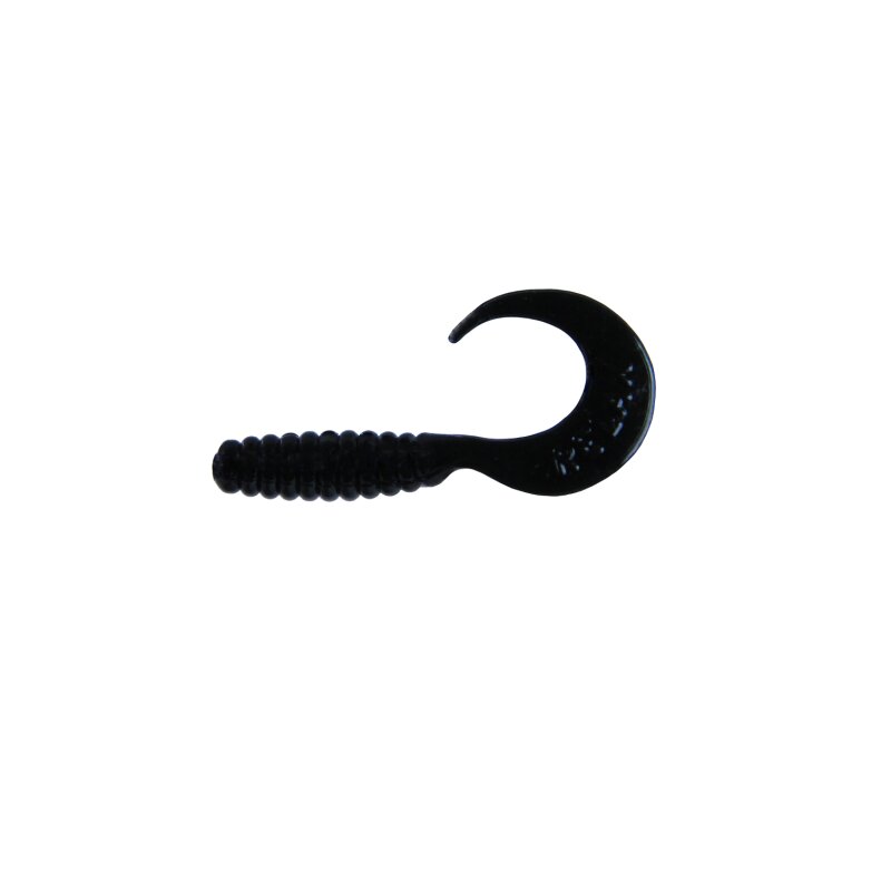 Relax Twister 3/4" 2 cm Barsch Forelle 10 Stück 029 Schwarz