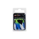 Relax Stinger Shad 2" Pin Tail 5 cm Dropshot 4 Stück 005 Blau Grün