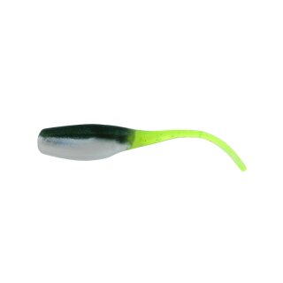 Relax Stinger Shad 2" Pin Tail 5 cm Dropshot 4 Stück 006 Schwarz Grün