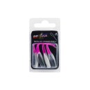 Relax Stinger Shad 2" Pin Tail 5 cm Dropshot 4 Stück 019 Schwarz Pink