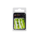 Relax Super Banjo Gummifisch Twister 1" 3,5 cm 6 Stück 045 Grün Weiß