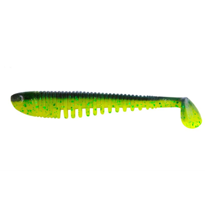 K.P Baits Skeleton Shad Gummifisch 3" 7,5cm 133 Lime Mackarel