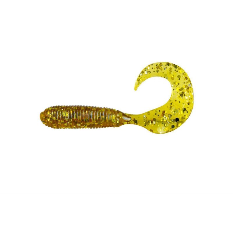 Relax Twister 2" 5 cm Barsch Forelle Döbel 8 Stück 011 Chartreuse