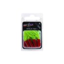 Relax Tube 1" 3,5 cm Barsch Forelle Döbel 8 Stück LH077 Rot Grün