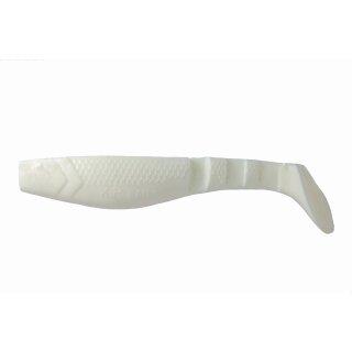 K.P Baits Original Shad Gummifisch 3" 7,5cm 5 Stück 001 White
