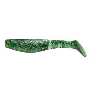 K.P Baits Original Shad Gummifisch 3" 7,5cm 5 Stück 025 Green Two Tone