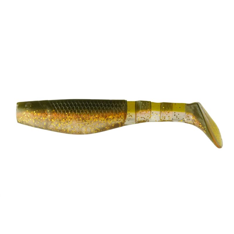 K.P Baits Original Shad Gummifisch 3" 7,5cm 5 Stück 036 Brown Roach