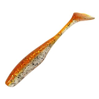 K.P Baits Lazy Shad Gummifisch 3" 7,5 cm 5 Stück 041 Orange Ghost