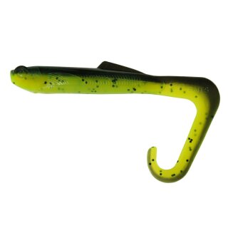 K.P Baits Horny Worm Twister 4" 10 cm 5 Stück 039 Lime Mackarel