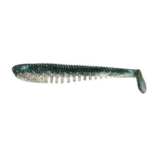 K.P Baits Skeleton Shad Gummifisch 4" 10 cm 5 Stück 022 Green Ghost