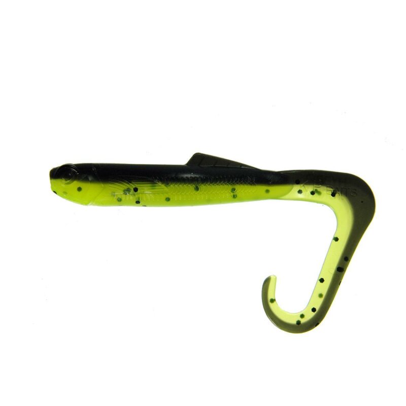 K.P Baits Hybrid Worm Twister 3" 7,5 cm 5 Stück 039 Lime Toad