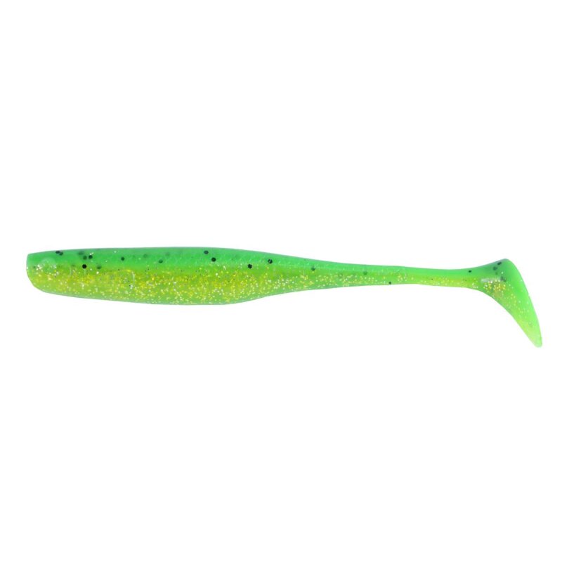 K.P Baits Lazy Shad Gummifisch 5" 12,5 cm 5 Stück 011 Lime Two Tone