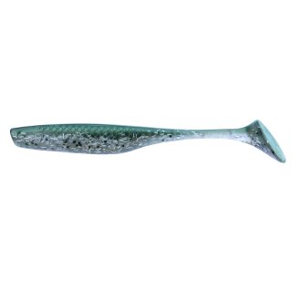 K.P Baits Lazy Shad Gummifisch 5" 12,5 cm 5 Stück 061 Green Flakes