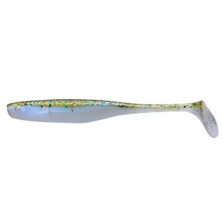 K.P Baits Lazy Shad Gummifisch 5" 12,5 cm 5 Stück 071 Pearl Gold