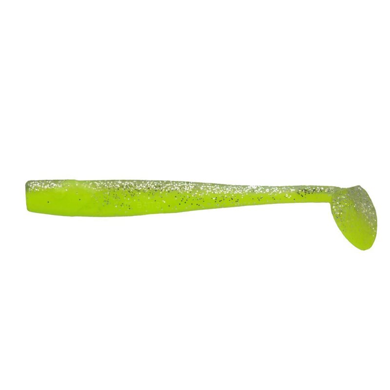 K.P Baits Slim Shad Gummifisch 4" 10 cm 5 Stück 014 Lemon Ghost
