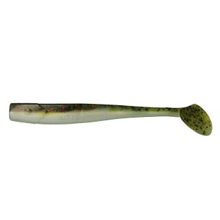 K.P Baits Slim Shad Gummifisch 4" 10 cm 5 Stück 020 Brown White Turbot