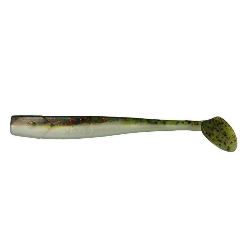 K.P Baits Slim Shad Gummifisch 4" 10 cm 5 Stück 020 Brown White Turbot