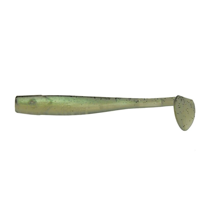 K.P Baits Slim Shad Gummifisch 4" 10 cm 5 Stück 029 Pale Greenery
