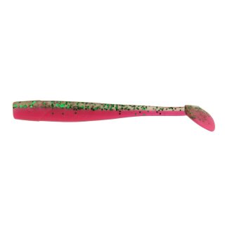 K.P Baits Slim Shad Gummifisch 4" 10 cm 5 Stück 081 Pink Green