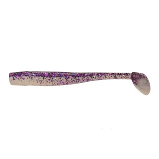 K.P Baits Slim Shad Gummifisch 4" 10 cm 5 Stück 085 Violett Flakes