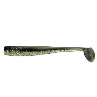 K.P Baits Slim Shad Gummifisch 5" 12,5 cm 030 Black n White