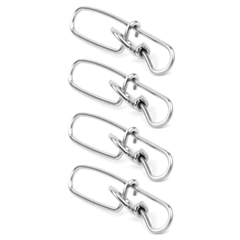G.T.R Heavy Snap Stainless Steel Size 4 - 55 kg 4 Stück