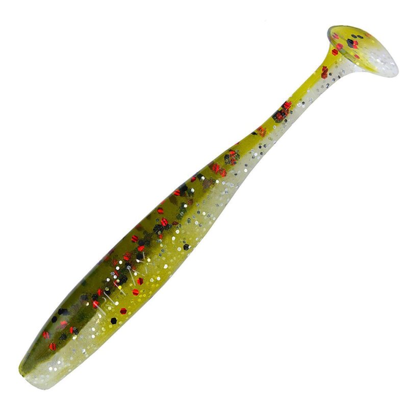 Relax Bass 2,5" 4 Stück Gummifisch L191 UV Grün