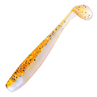 Relax King Shad 3" 5 Stück Gummifisch L050 Gold Weiss