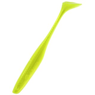 K.P Baits Lazy Shad Gummifisch 4" 10 cm 5 Stück 005 Chartreuse
