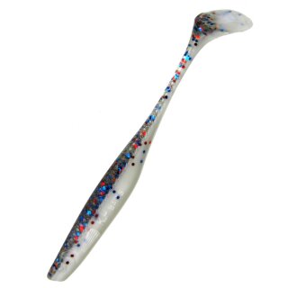 K.P Baits Lazy Shad Gummifisch 4" 10 cm 5 Stück 019 Pearl Blue