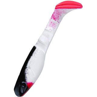 Relax Kopyto 3" 10 Stück 002R Schwarz Weiss / red tail