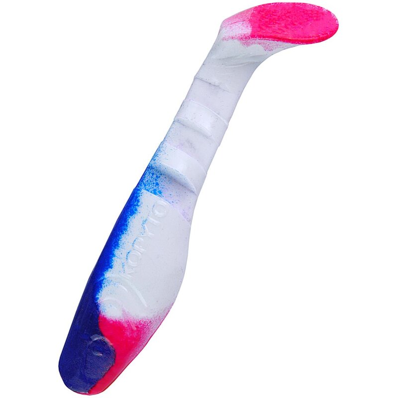 Relax Kopyto 3" 10 Stück 006R Blau Weiss / red tail