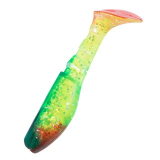 Relax Kopyto 3" 10 Stück 203 grün(chartreuse)-Glitter / blau