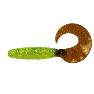 Relax Twister Gummiköder 12,5 cm 5 Stück 250 Grün Braun