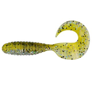 Relax Twister Gummiköder 12,5 cm 5 Stück L-198 Gold Weiss