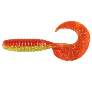 Relax Twister Gummiköder 12,5 cm 5 Stück L-207 Rot Gelb