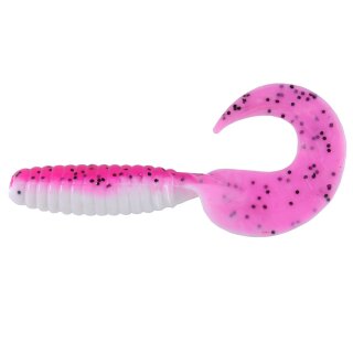 Relax Twister Gummiköder 12,5 cm 5 Stück L-246 Pink Weiss