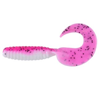 Relax Twister Gummiköder 12,5 cm 5 Stück L-246 Pink Weiss