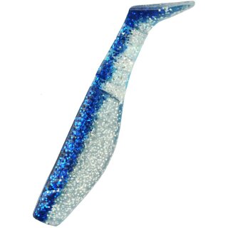 K.P Original Shad Gummifische 6,25 cm 5 Stück Barsch Zander 012 Blau Silber