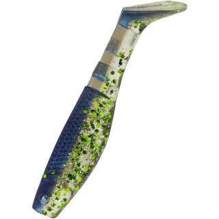 K.P Original Shad Gummifische 6,25 cm 5 Stück Barsch Zander 015 Blau Transparent