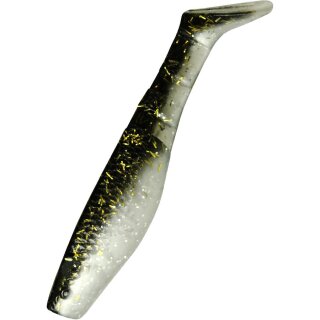 K.P Original Shad Gummifische 6,25 cm 5 Stück Barsch Zander 018 Schwarz Pearl