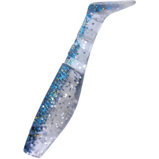 K.P Original Shad Gummifische 6,25 cm 5 Stück Barsch Zander 022 Blau Transparent