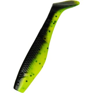 K.P Original Shad Gummifische 6,25 cm 5 Stück Barsch Zander 039 Lime Schwarz