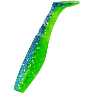 K.P Original Shad Gummifische 6,25 cm 5 Stück Barsch Zander 112 Lime Blau