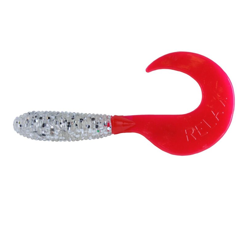 Relax Twister Barsch Zander 10 cm 10 Stück 575 Silber Rot