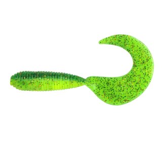Relax Twister Barsch Zander 10 cm 10 Stück L-031 Lime Grün