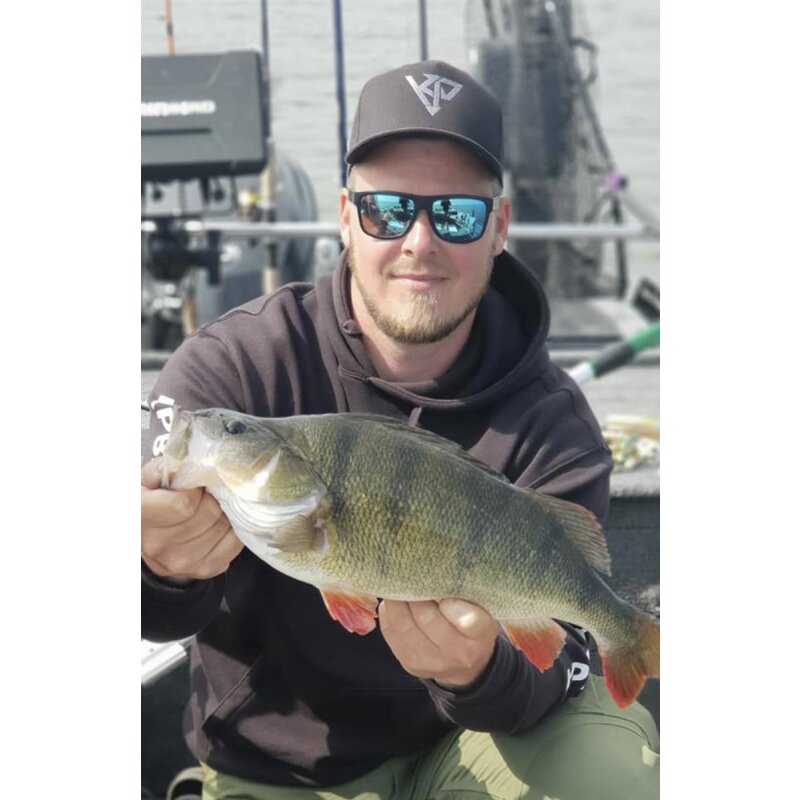 K.P Baits Lazy Shad Gummifisch 4" 10 cm 5 Stück 105 Pearl Rot